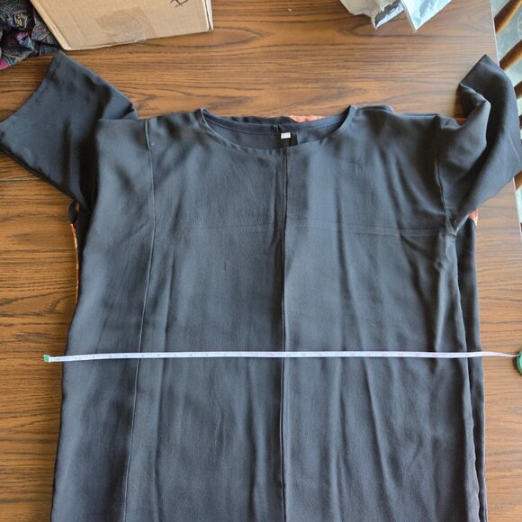 Handmade Recycled Kimono Dress 100% Silk - Picture 6 of 6